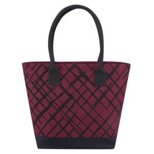 Handbags - Maroon Stripes